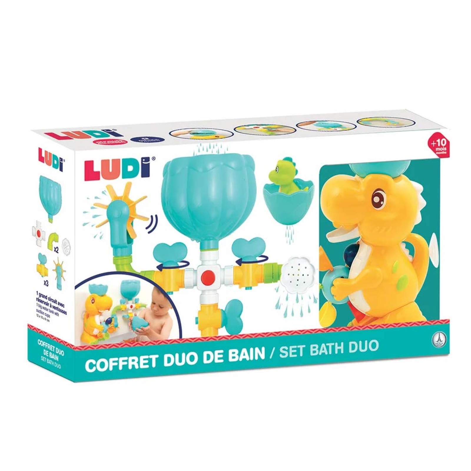 Ludi Dino bath toy set - Image 2