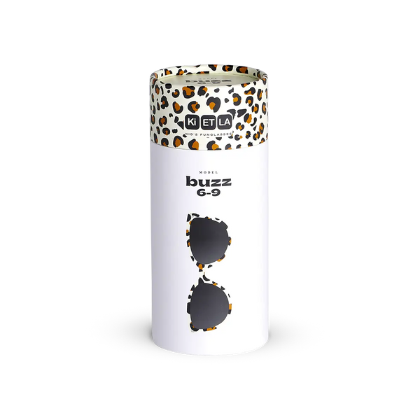 KIETLA Sunglasses Buzz 6-9 Ys Cream Leopard - Image 7