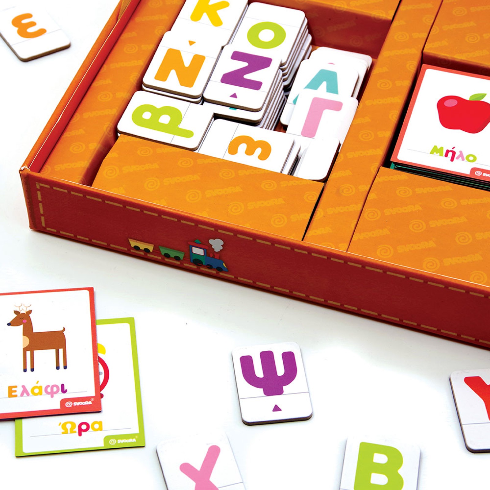 Svoora Greek Magnetic Set Play with the Words & learn the Letters - Image 3