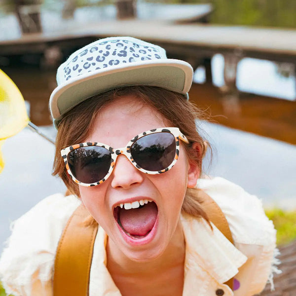 KIETLA Sunglasses Buzz 6-9 Ys Cream Leopard - Image 4