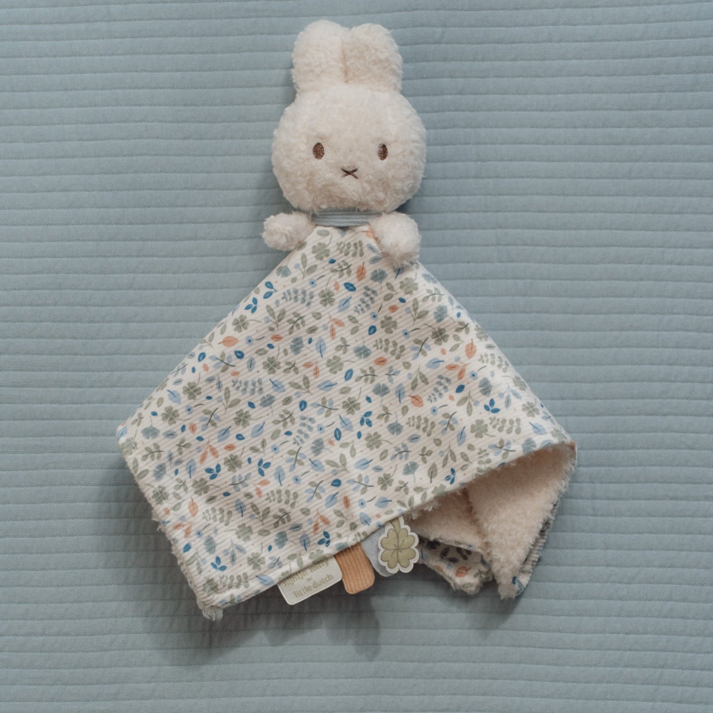 LITTLE DUTCH. Miffy Cuddle cloth - Lucky Leaves GRS - Image 5