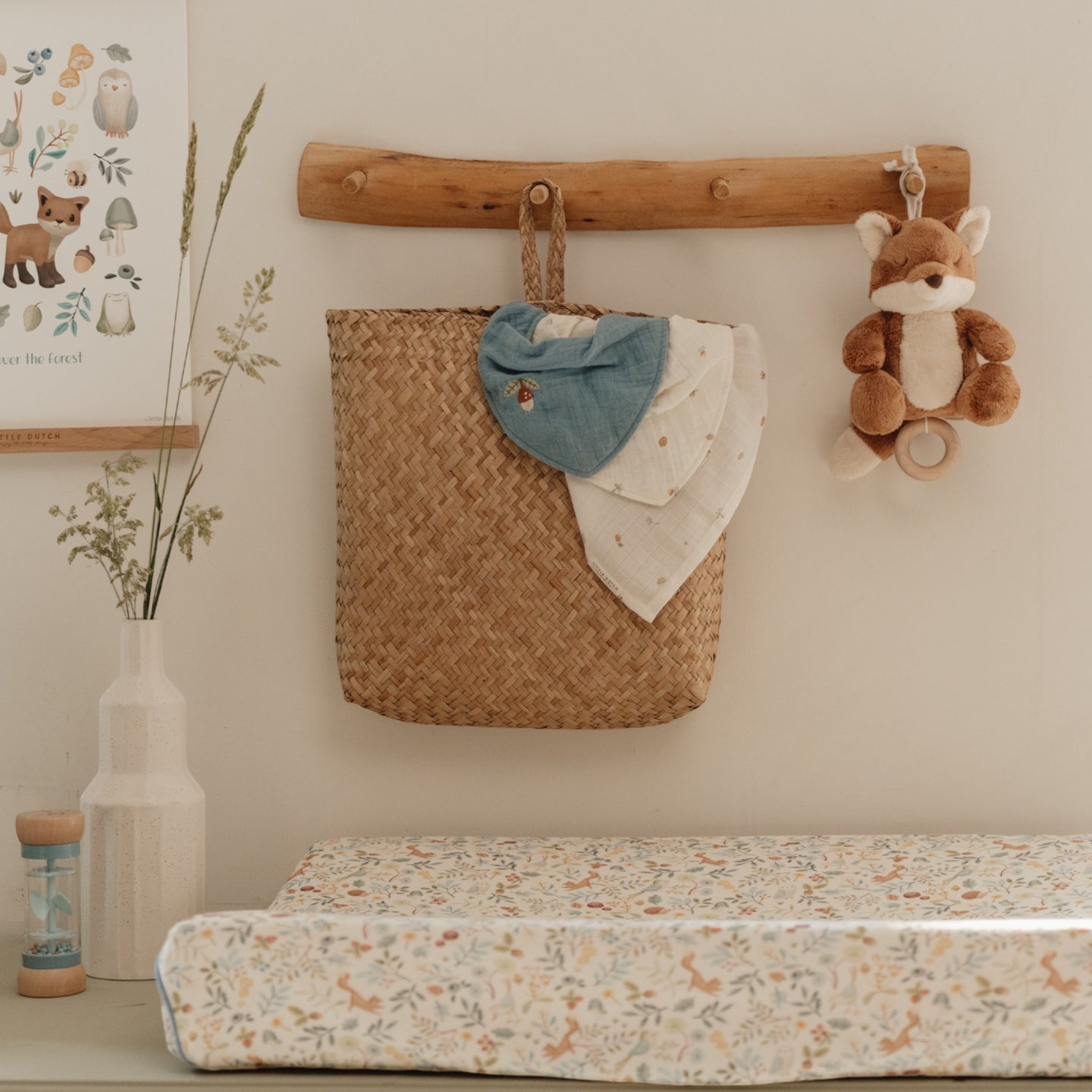 LITTLE DUTCH Changing mat cover Forest Wonders - Image 2
