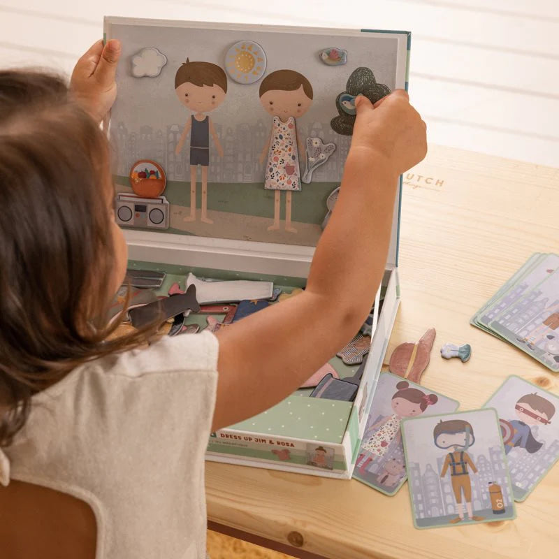 LITTLE DUTCH. Jim & Rosa Magnetic Puzzle - Image 2