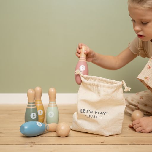 LITTLE DUTCH. Bowling Set FSC - Image 2