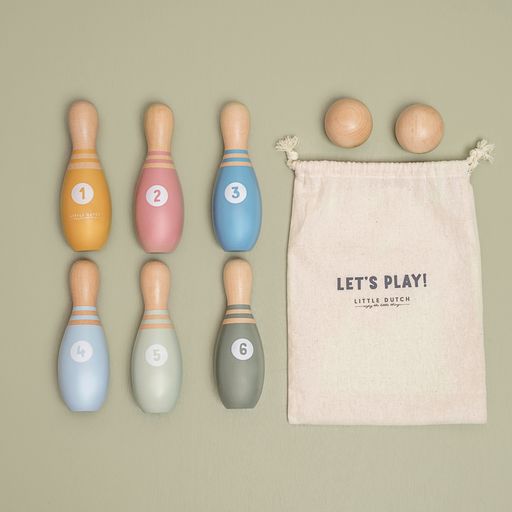 LITTLE DUTCH. Bowling Set FSC - Image 3