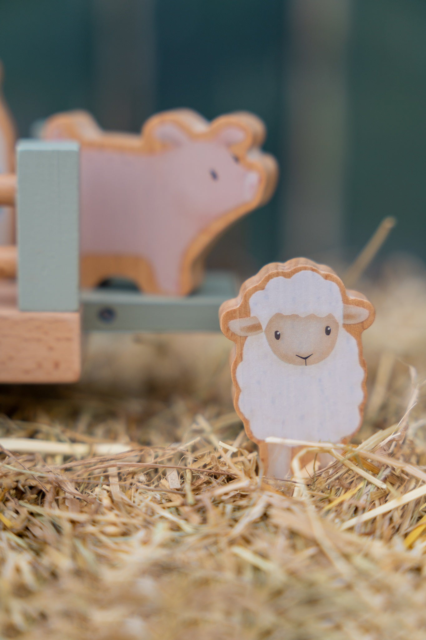 LITTLE DUTCH TRACTOR WITH TRAILER FARM - Image 7