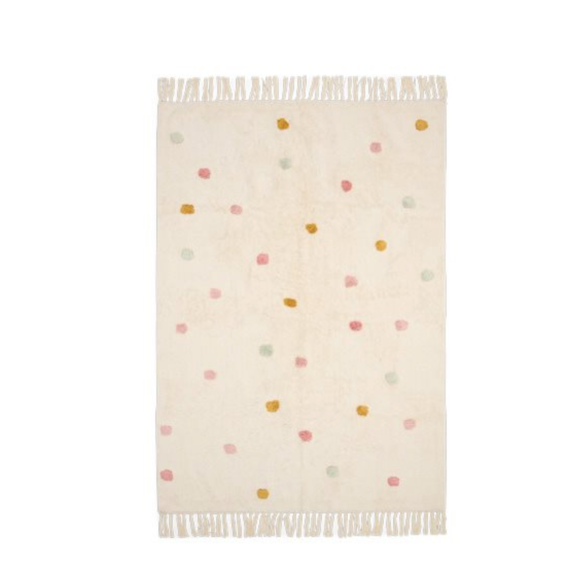LITTLE DUTCH - Carpet Dot Mixed Pink with latex backing