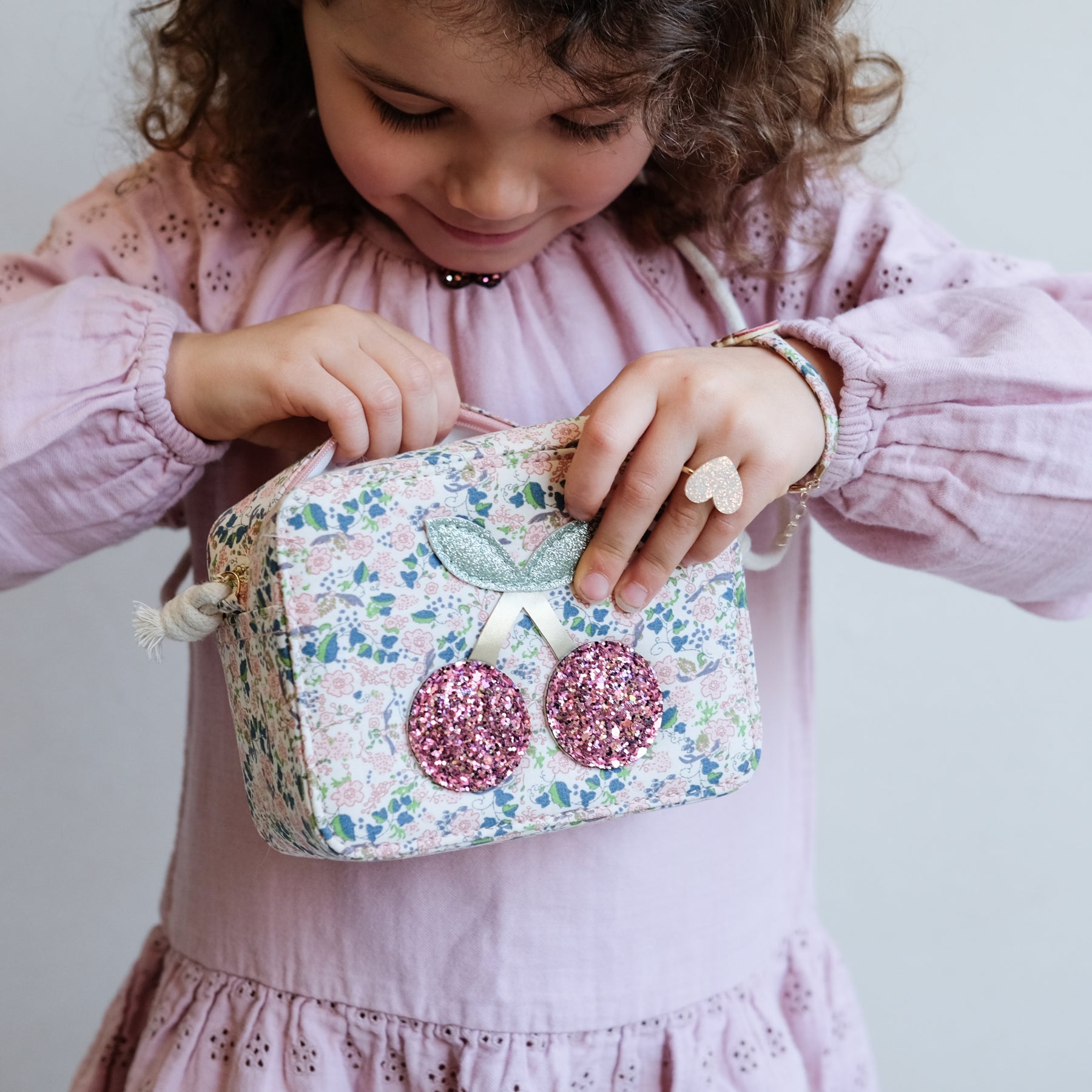 MIMI & LULA FLORAL CHERRIES BAG