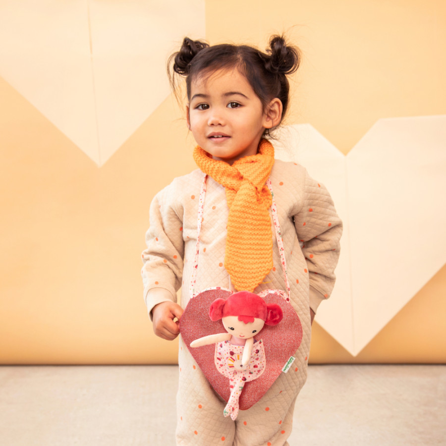 LILLIPUTIENS Aline doll with heart bag - Image 2