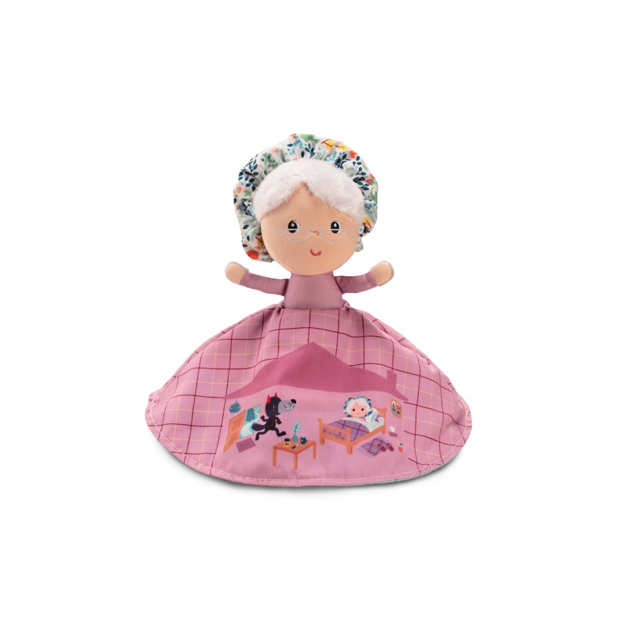 LILLIPUTIENS Little Red Riding Hood Reversible Story Doll - Image 6