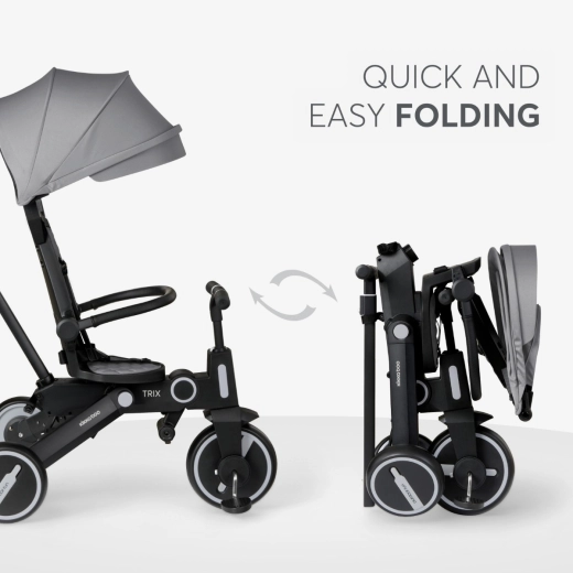 Kikkaboo Trix Tricycle 7in1 Beige - Image 4