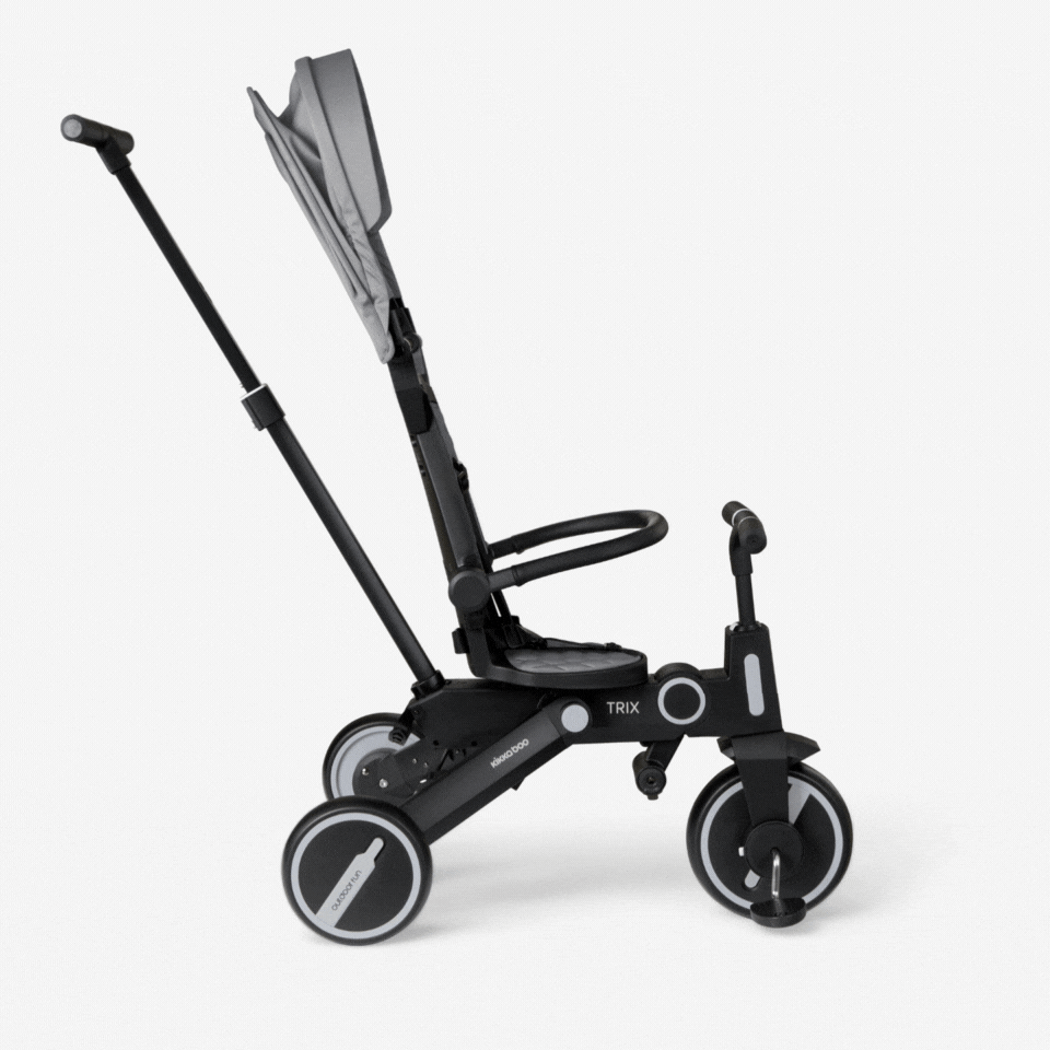 Kikkaboo Trix Tricycle 7in1 Grey - Image 6