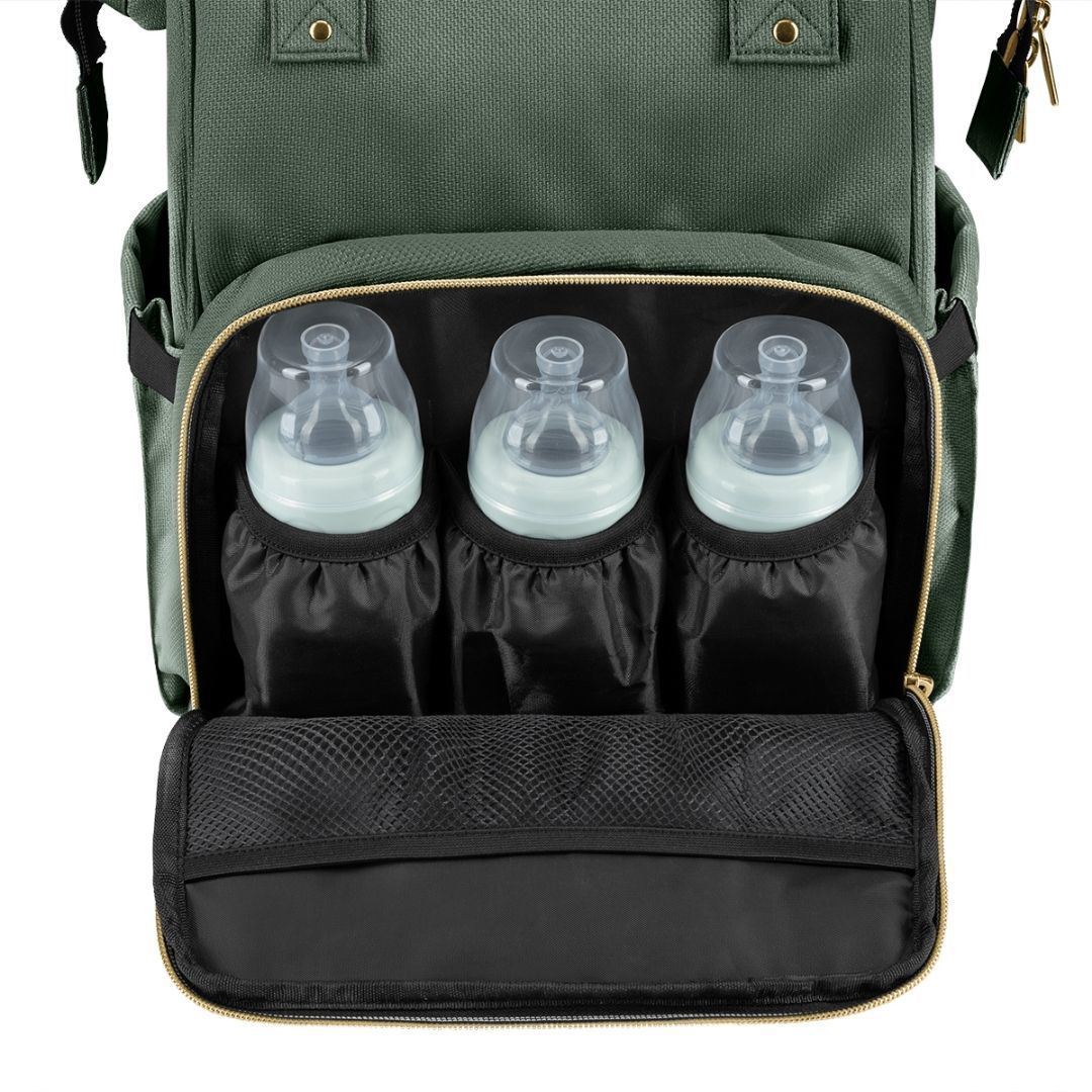 KIKKABOO CHANGING BAG SIENA ARMY GREEN 2025 - Image 7