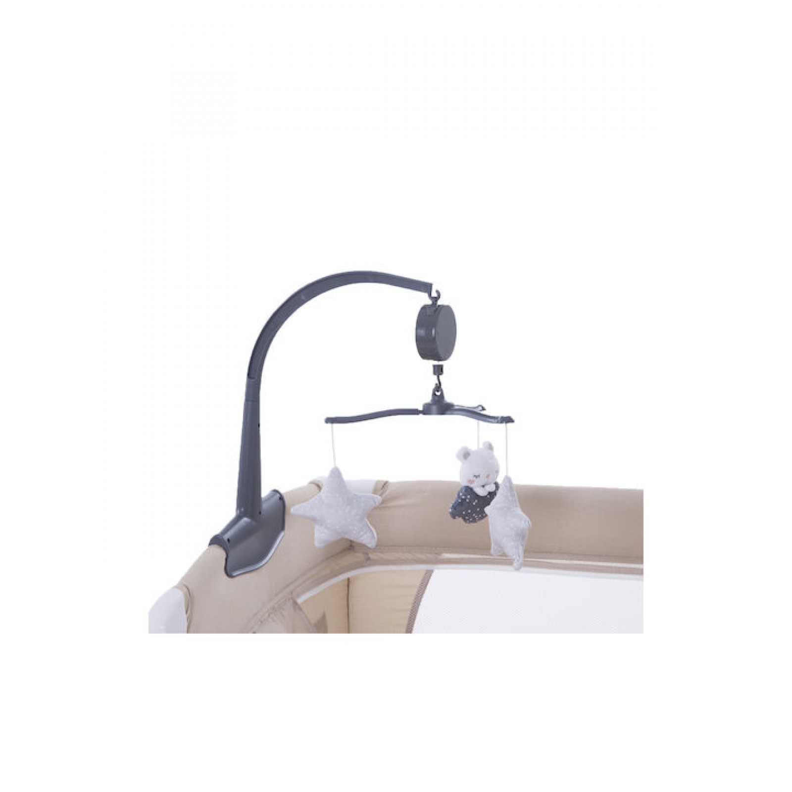 KIKKABOO BABY COT 2 LEVELS DESSINE MOI BEIGE - Image 3
