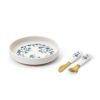 ELODIE Silicone Plate Set - Garden Leo Toile