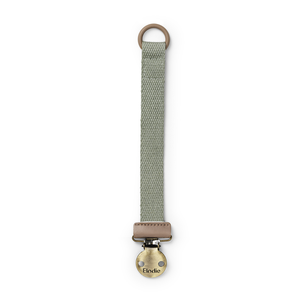 ELODIE Pacifier Clip - Hazy Jade