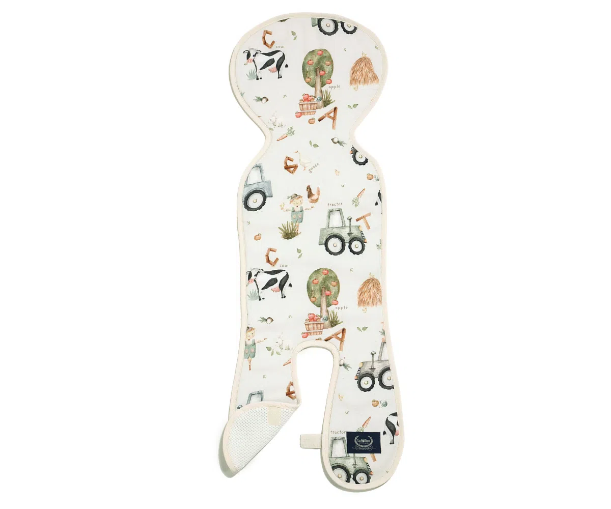 La Millou Car Seat Pad ABC Farm - Image 2