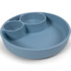 FILIBABBA SILICONE DIVIDED PLATE BLUE