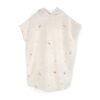 Filibabba Embroidered beach poncho GOTS - OceanBlossom