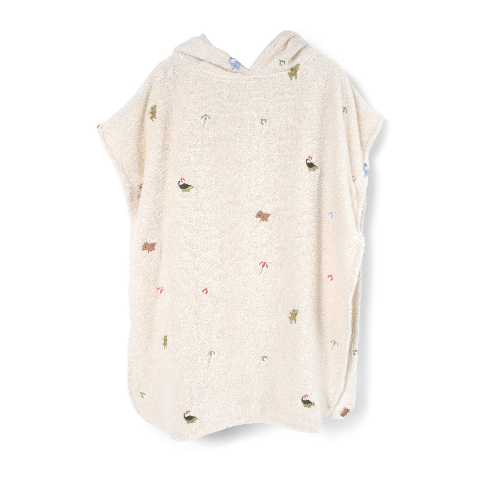 Filibabba Embroidered beach poncho GOTS - DinoBeach