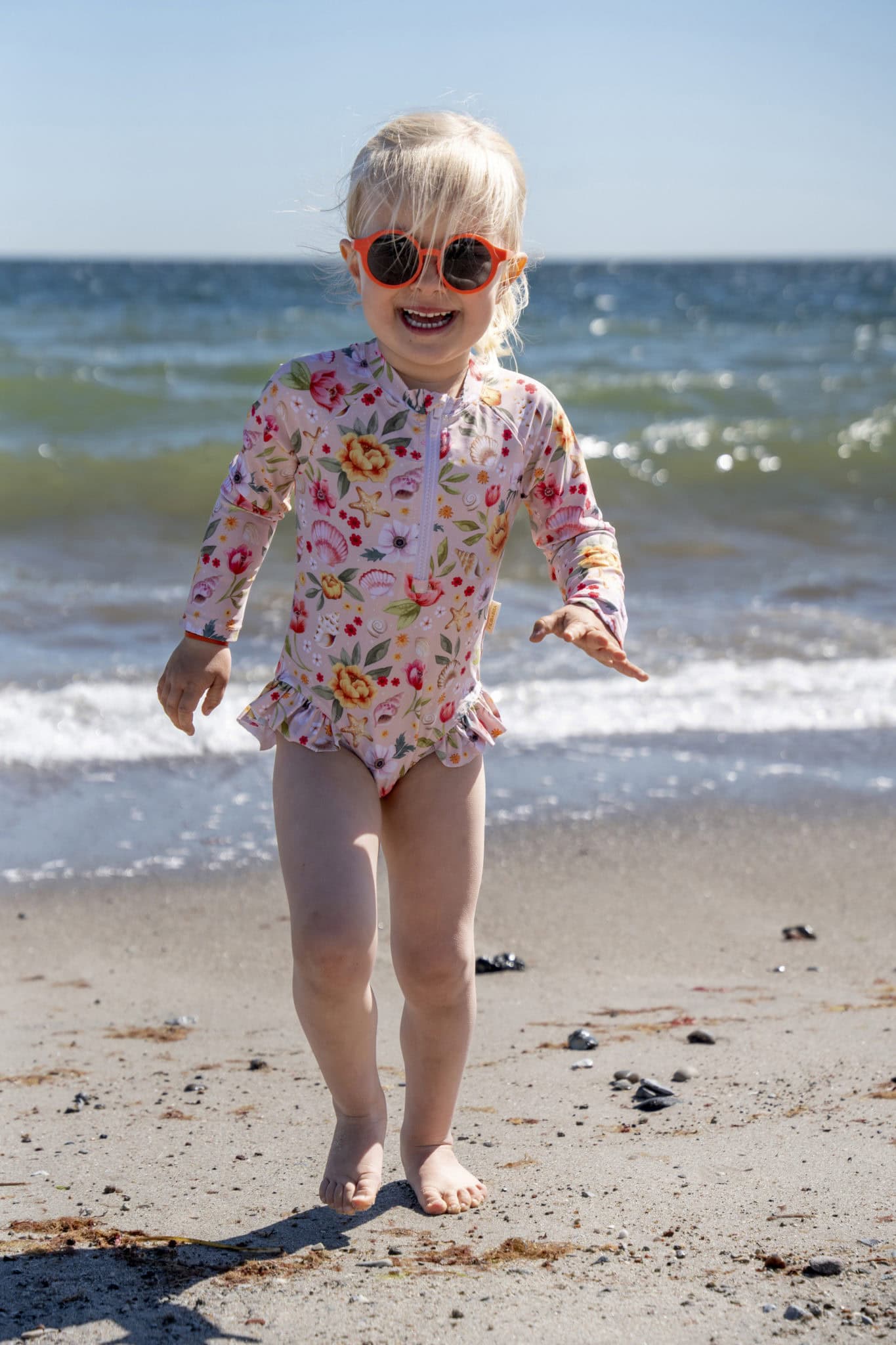 Filibabba Vilje – UV suit 1-2 years – Ocean Blossom - Image 2