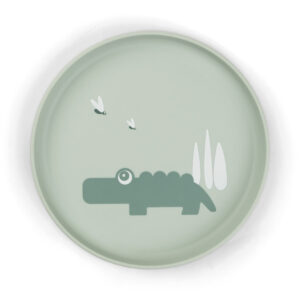 Done by Deer Foodie plate - Croco - Green