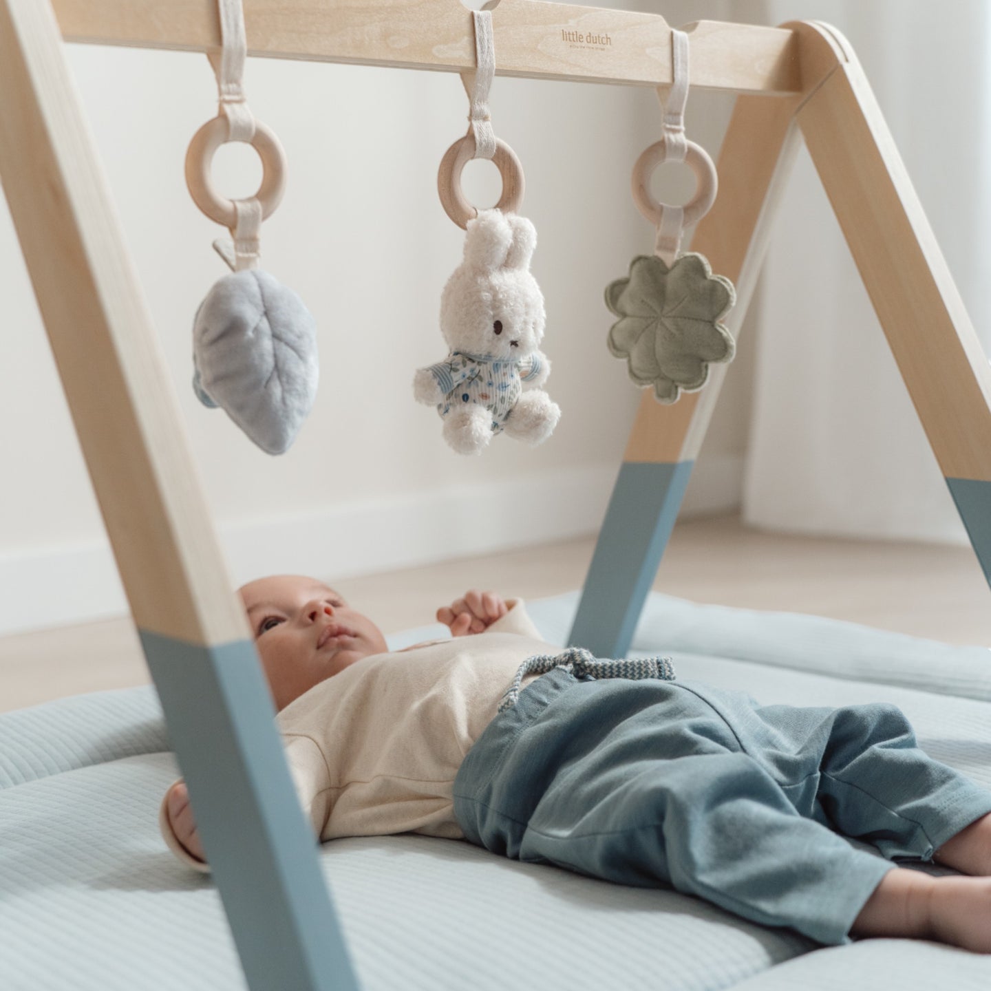 LITTLE DUTCH. Miffy Babygym - Lucky Leaves - Image 3