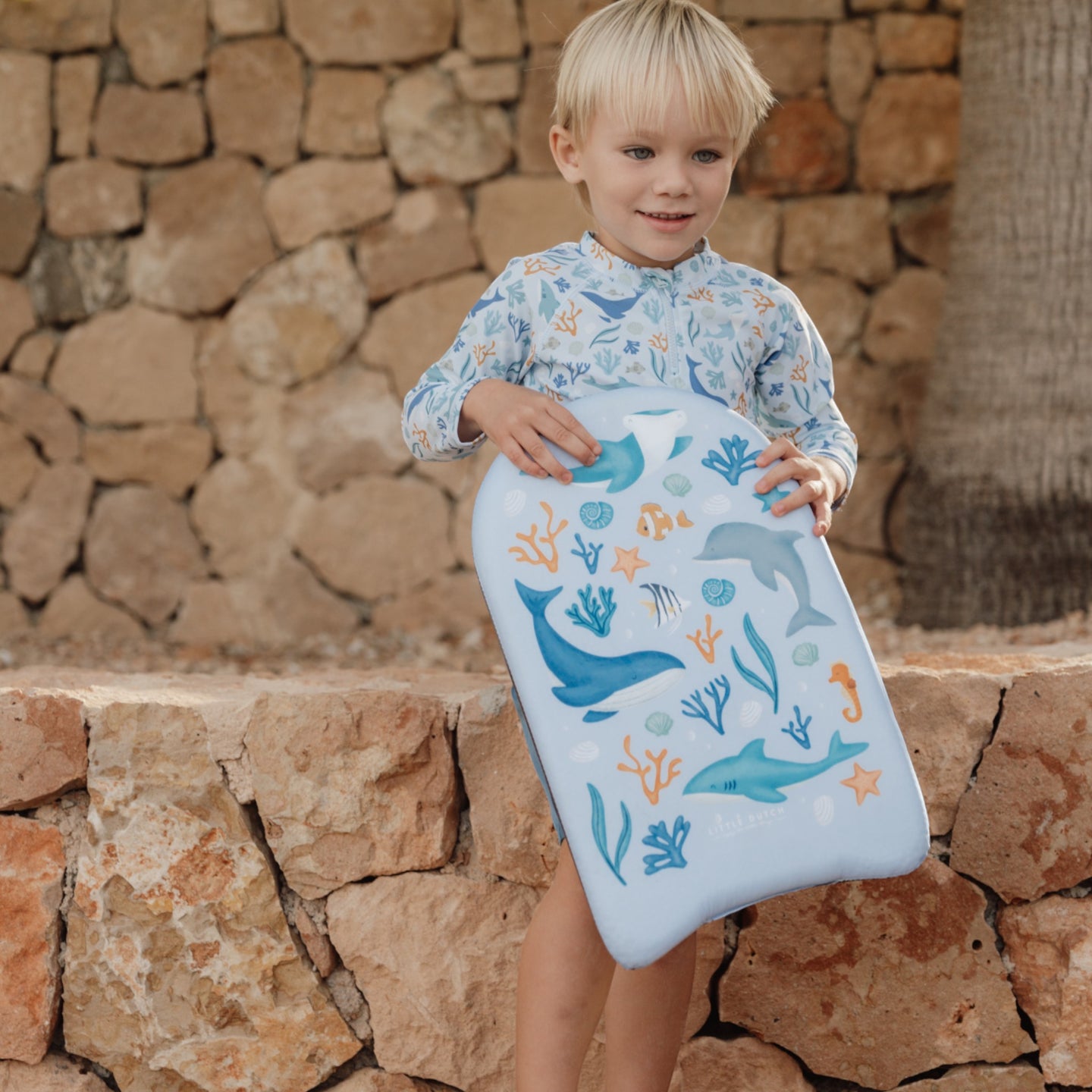 LITTLE DUTCH BODYBOARD OCEAN DREAMS BLUE - Image 2