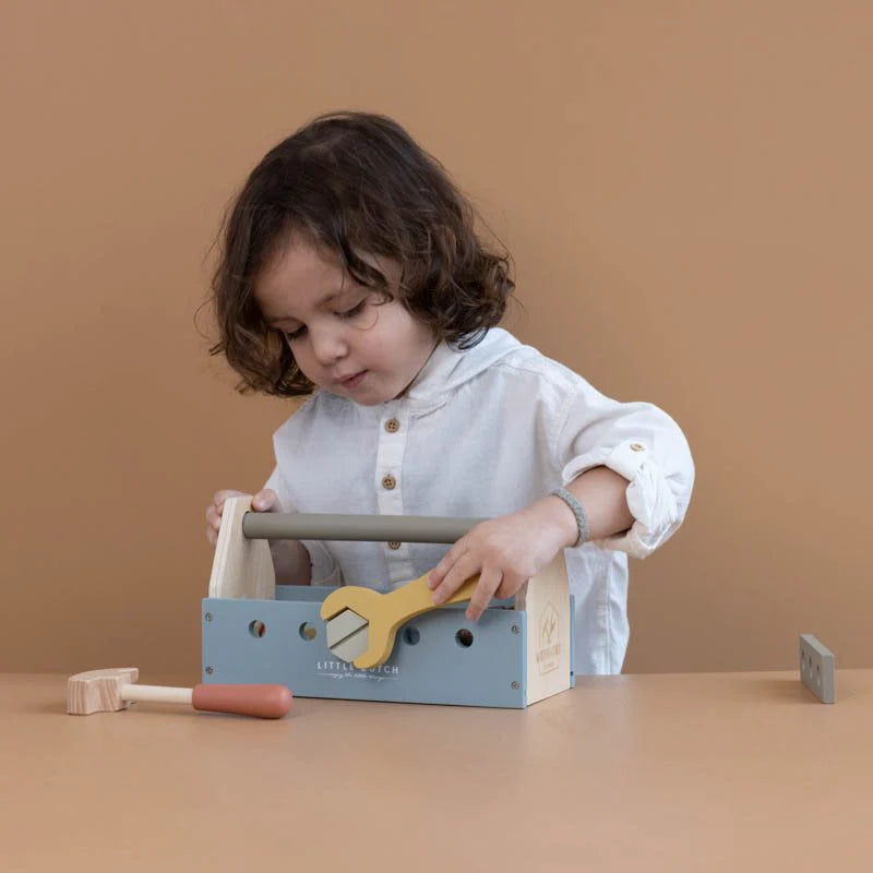LITTLE DUTCH. Wooden toolbox FSC - Image 4