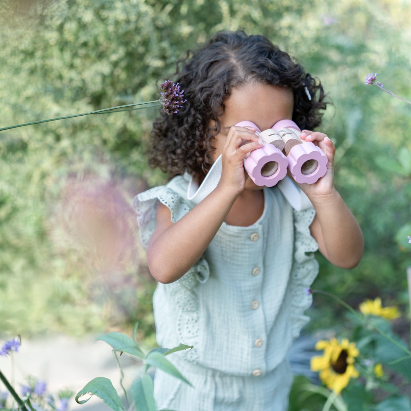 LITTLE DUTCH. Binoculars - Fairy Garden FSC - Image 2