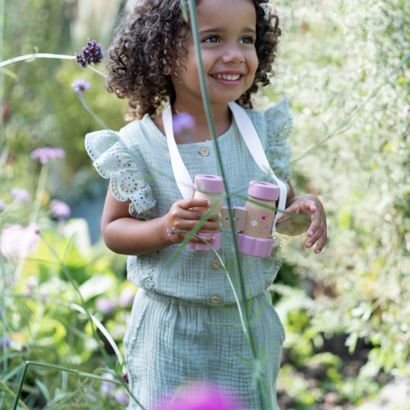 LITTLE DUTCH. Binoculars - Fairy Garden FSC - Image 3