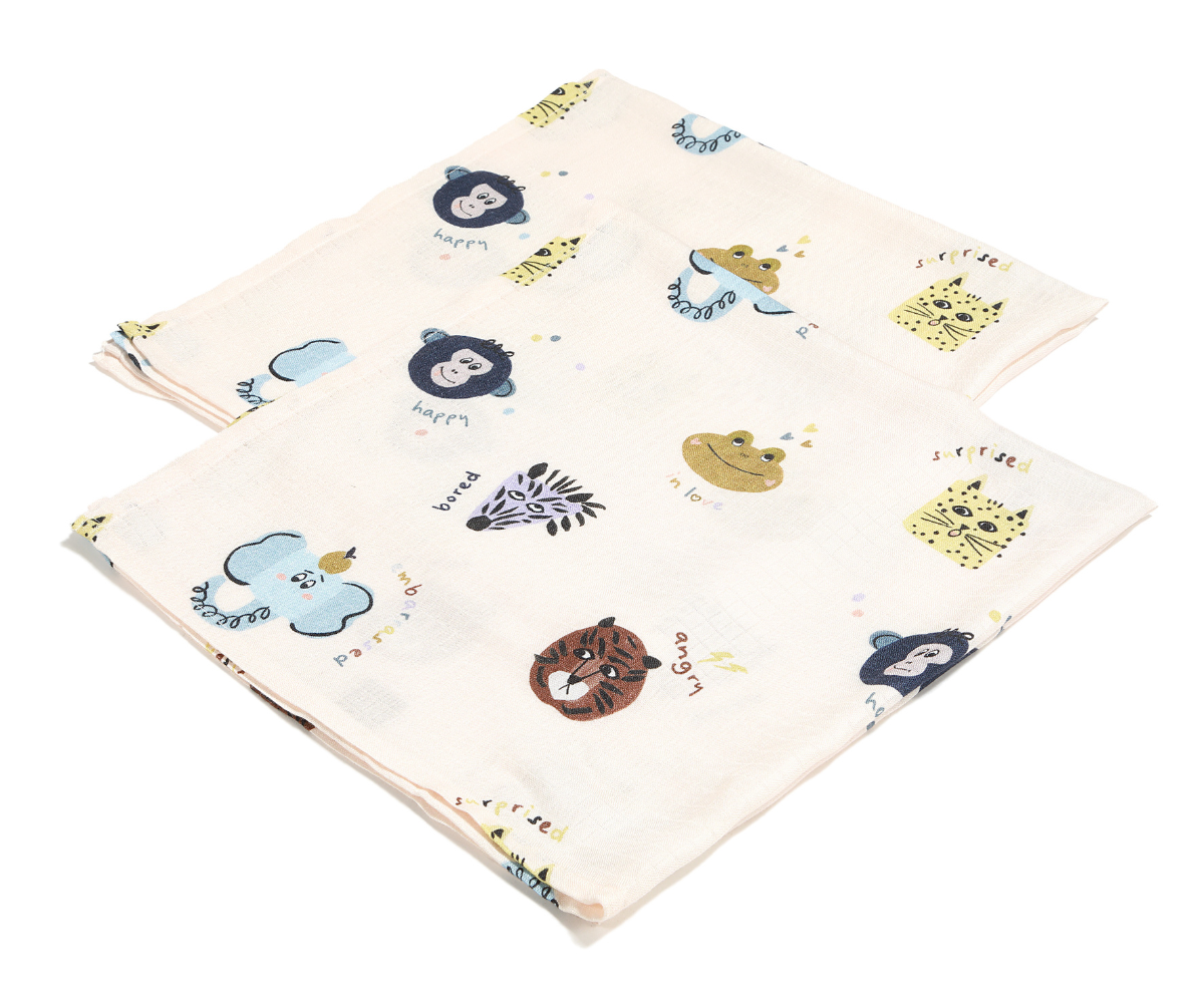 LA MILLOU BAMBOO SWADDLE 2 PACK FRIENDS
