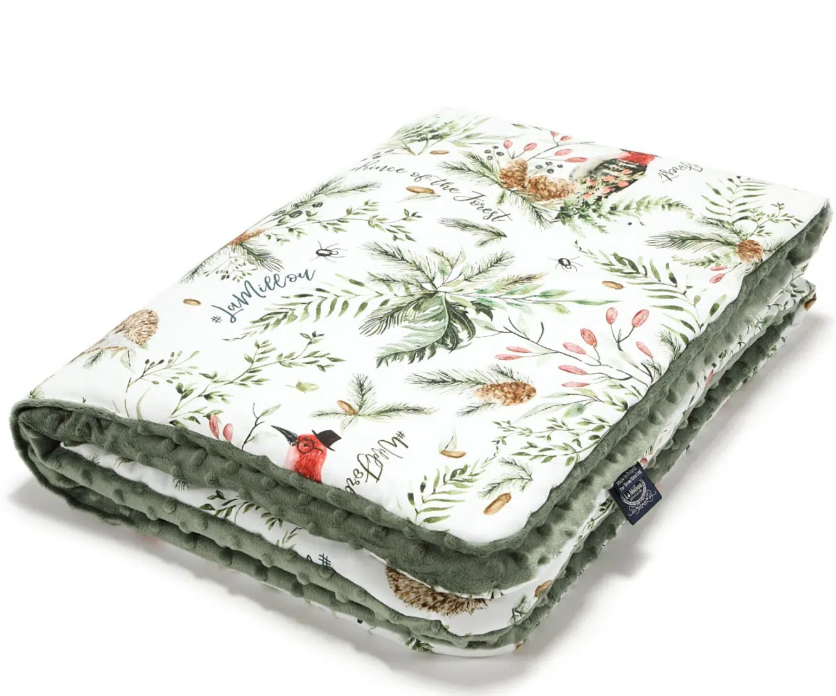LA MILLOU WINTER BLANKET M FOREST KHAKI