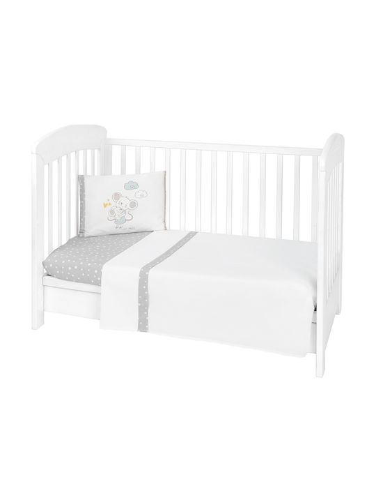 KIKKABOO BEDDING SET 3PCS 70*140cm JOYFUL MICE