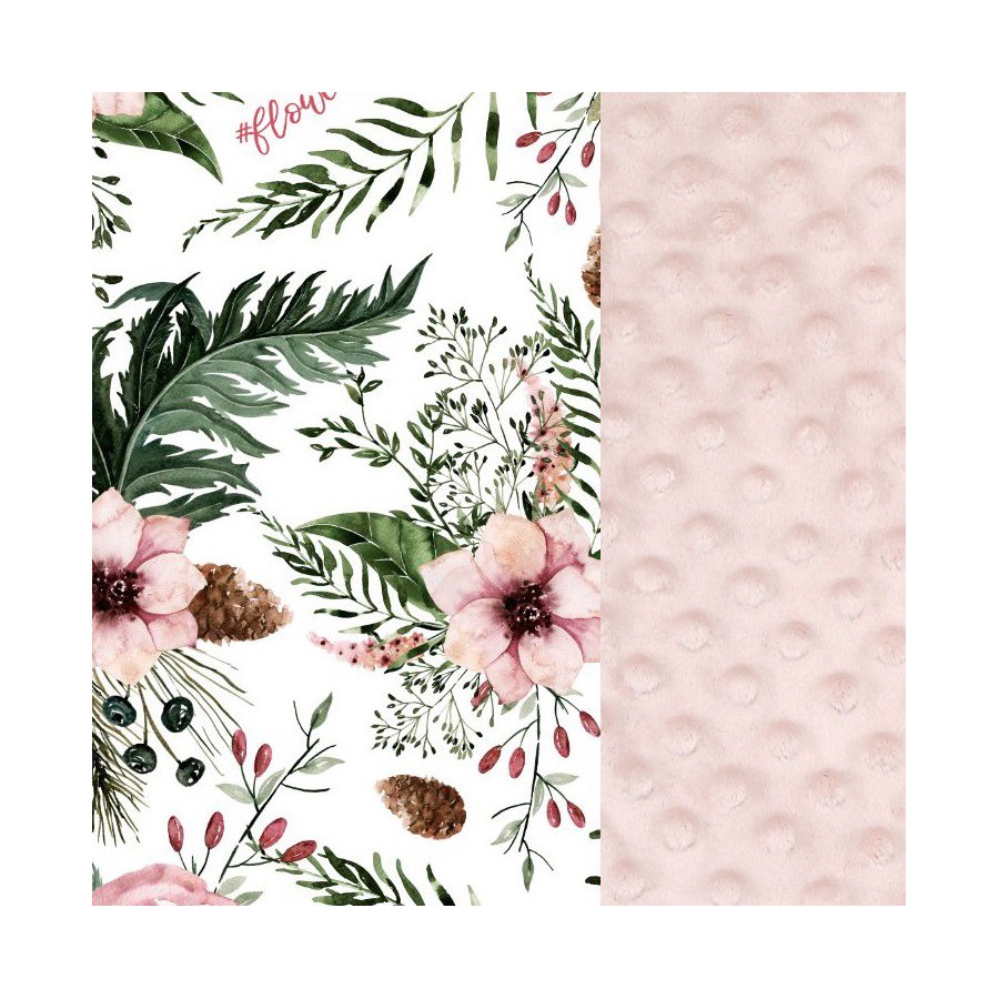 LA MILLOU BLANKET WILD BLOSSOM SMOKE PINK