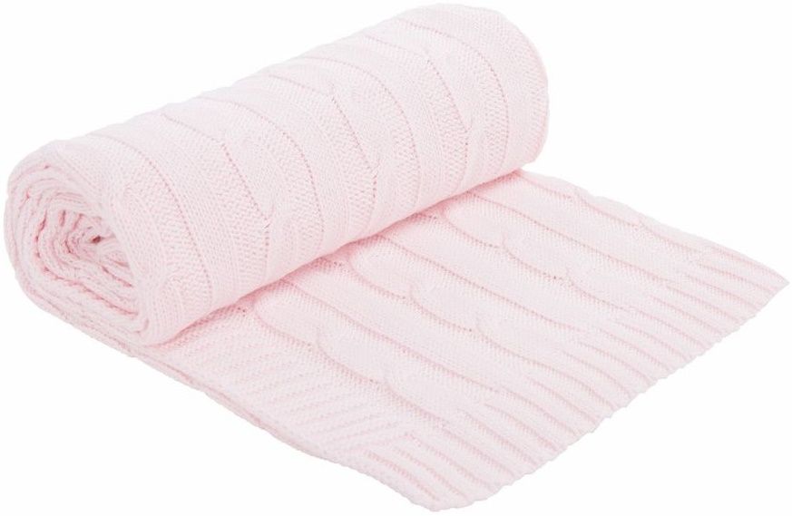 KIKKABOO KNITTED BLANKET PINK
