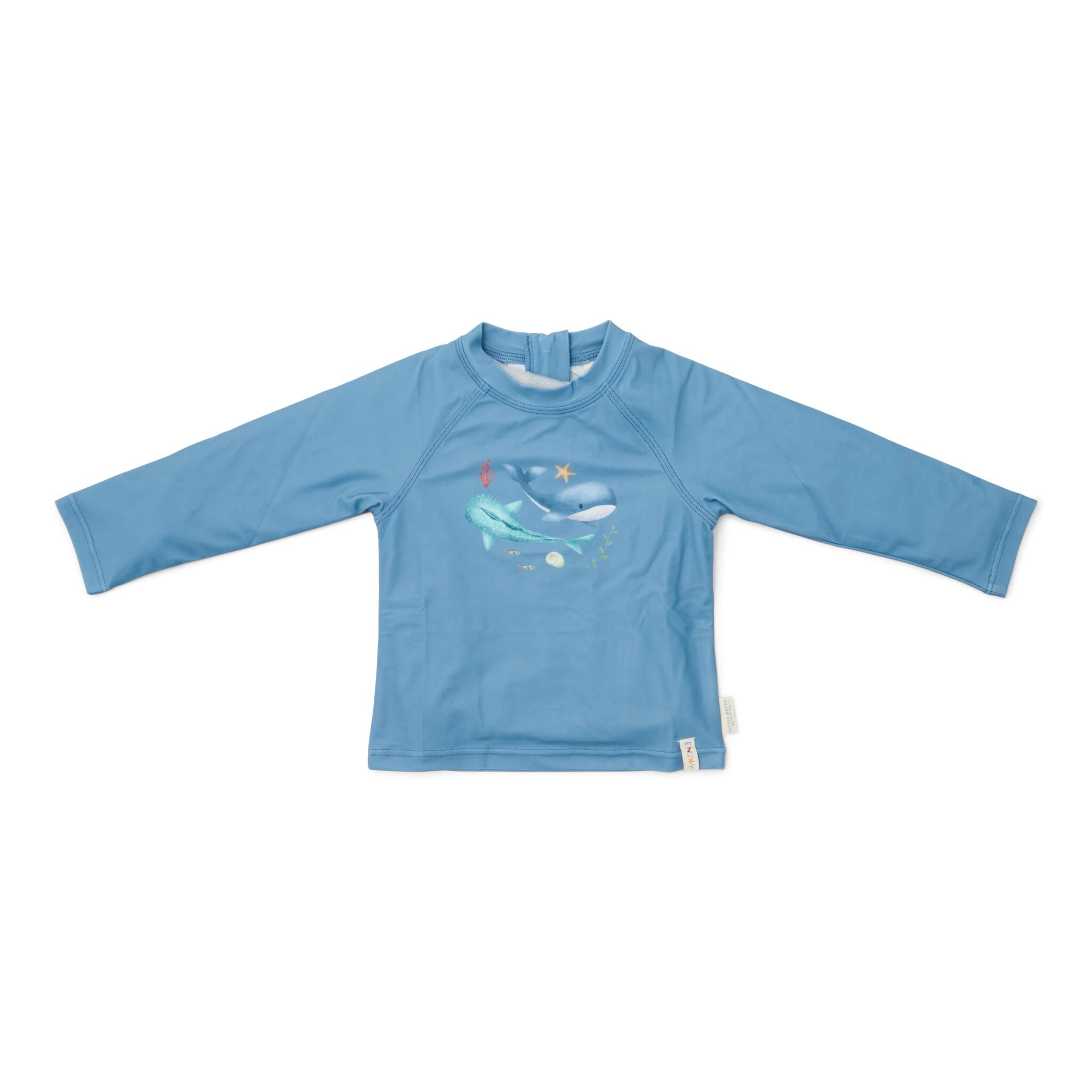 LITTLE DUTCH Swim shirt Long sleeve - Blue - Sea Life Νο 98/104cm
