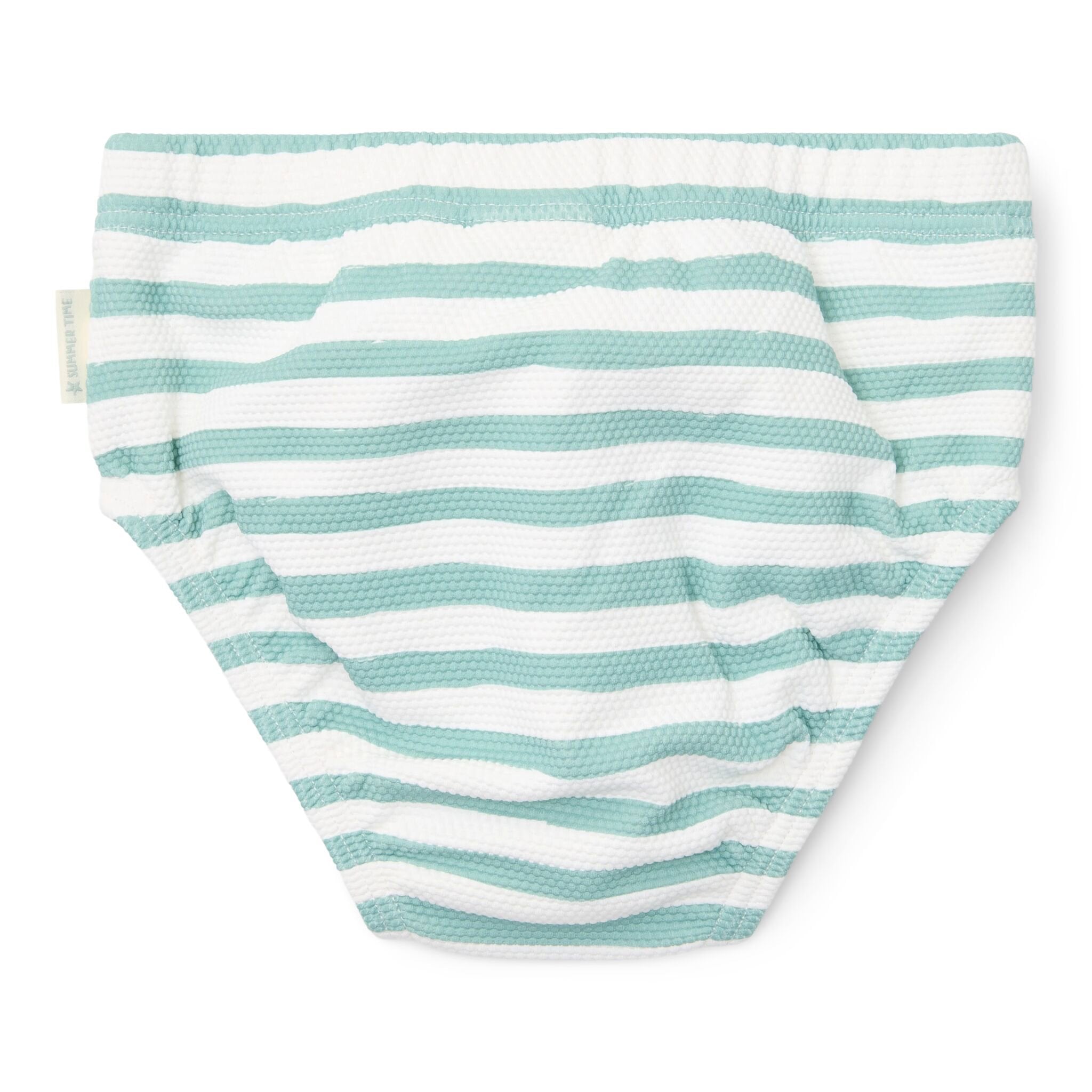 LITTLE DUTCH Swimming diaper - Green - Seasashells and Stripes Νο 86/92cm - Image 3