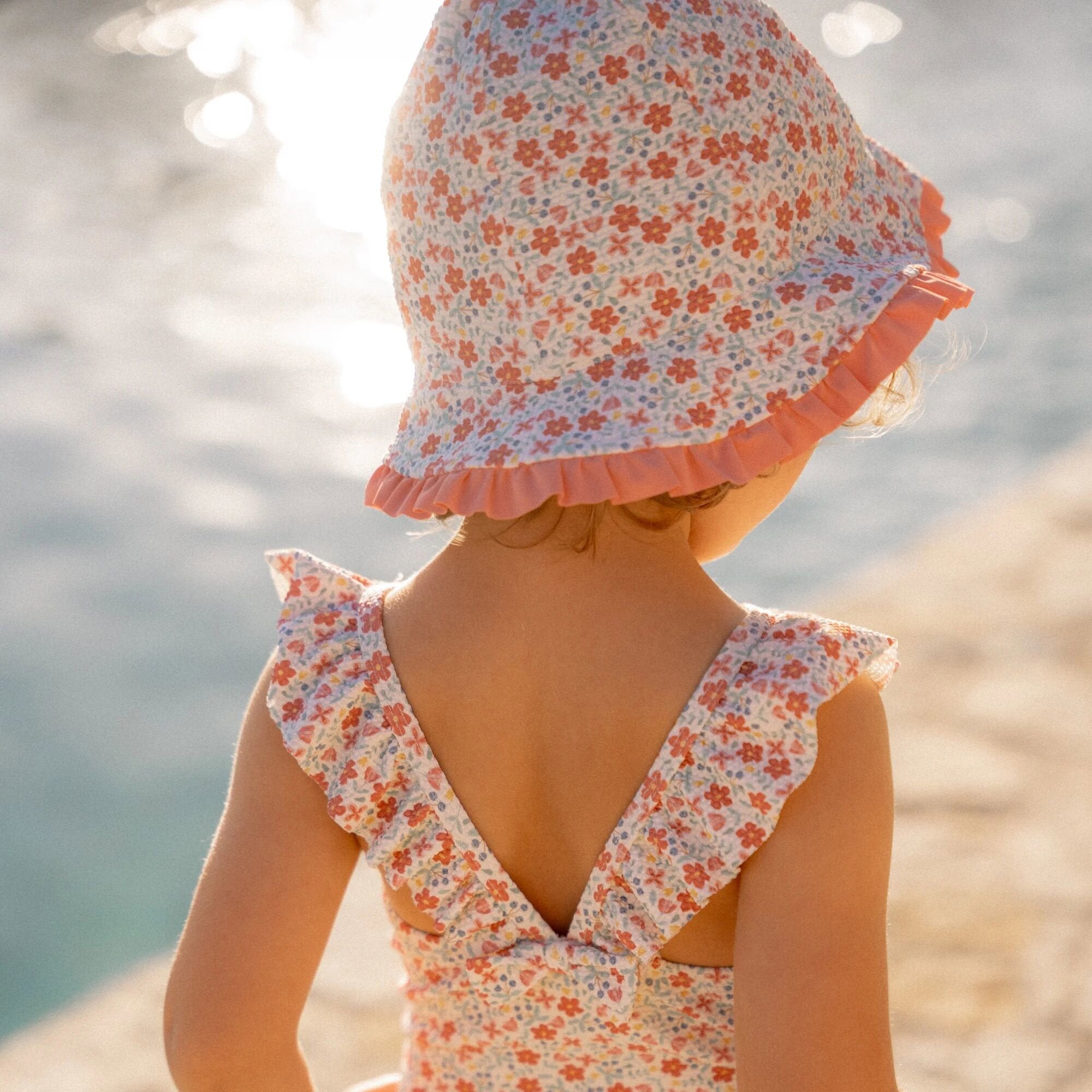 LITTLE DUTCH Sun hat Sunny Flowers Νο 3 (48,5-50cm) - Image 5