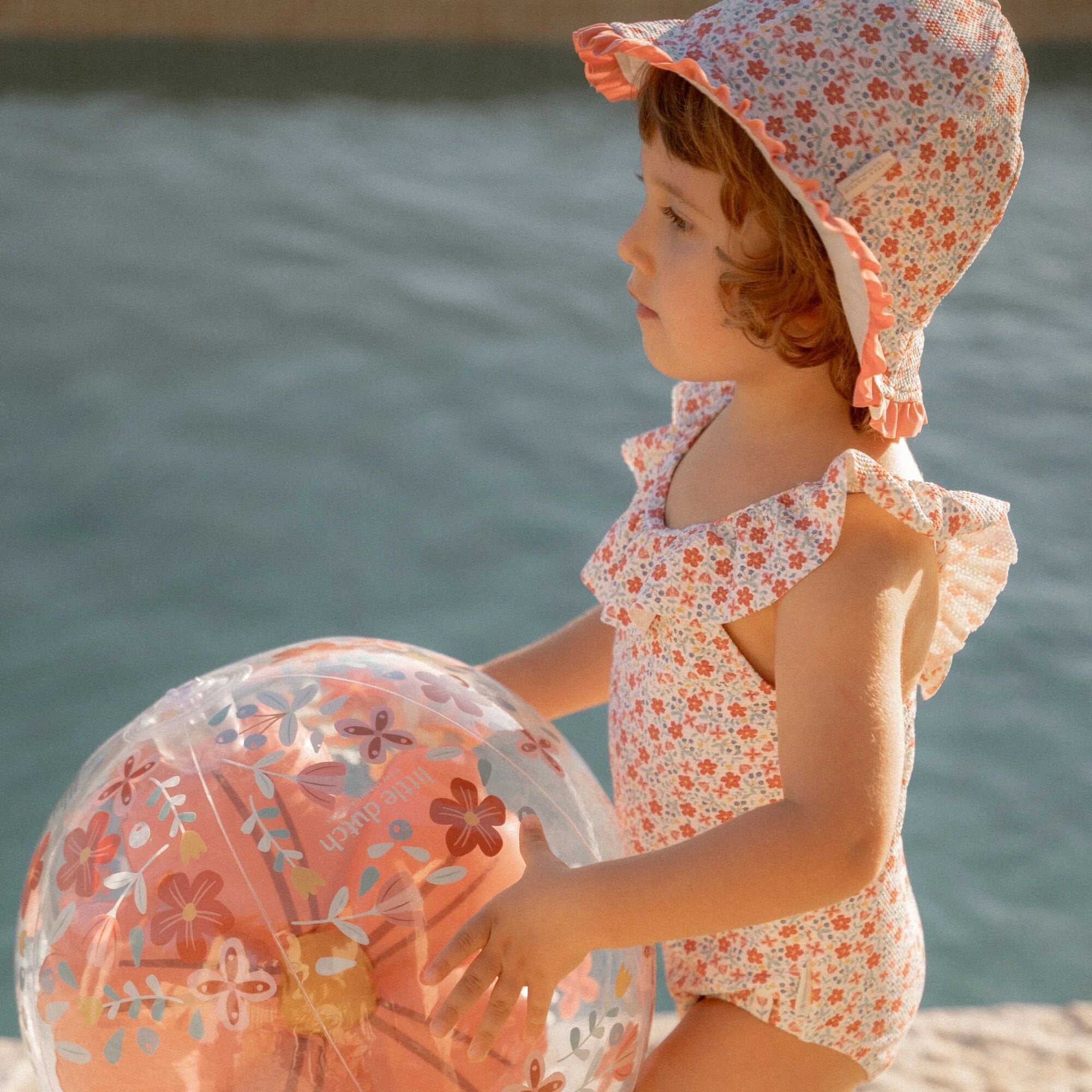 LITTLE DUTCH Sun hat Sunny Flowers Νο 3 (48,5-50cm) - Image 10