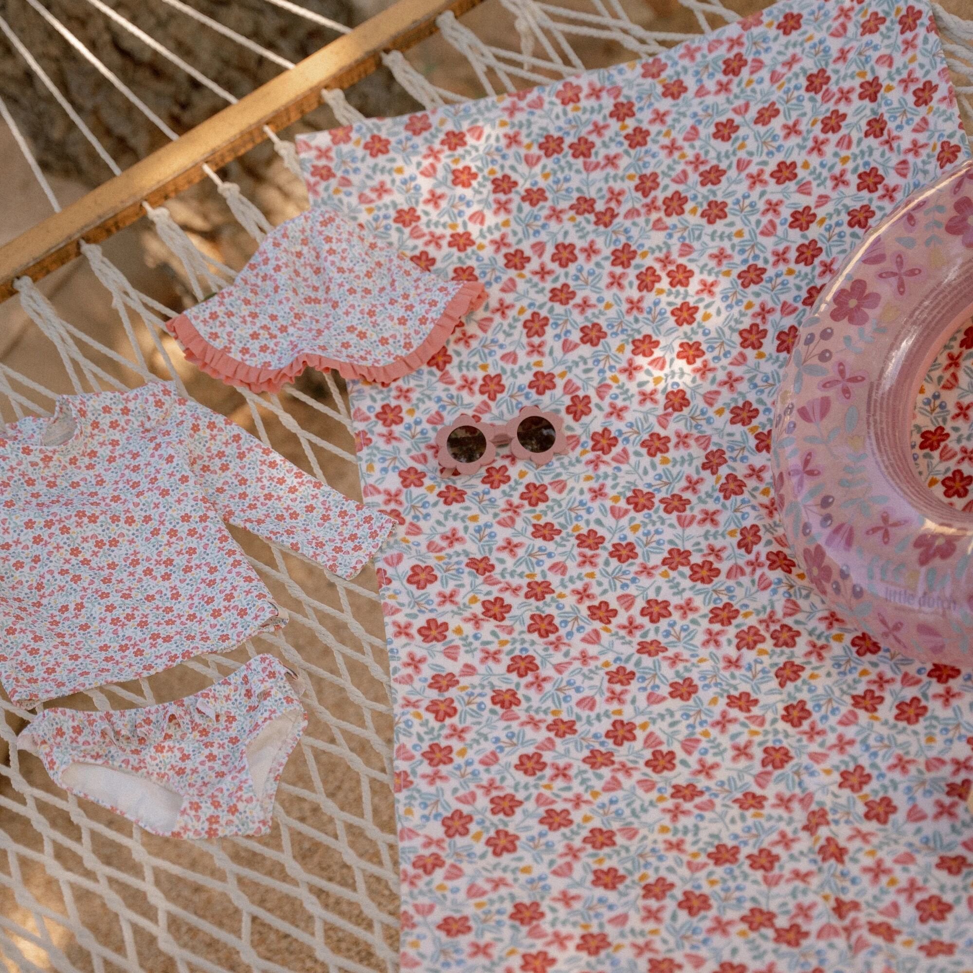 LITTLE DUTCH Sun hat Sunny Flowers Νο 3 (48,5-50cm) - Image 9