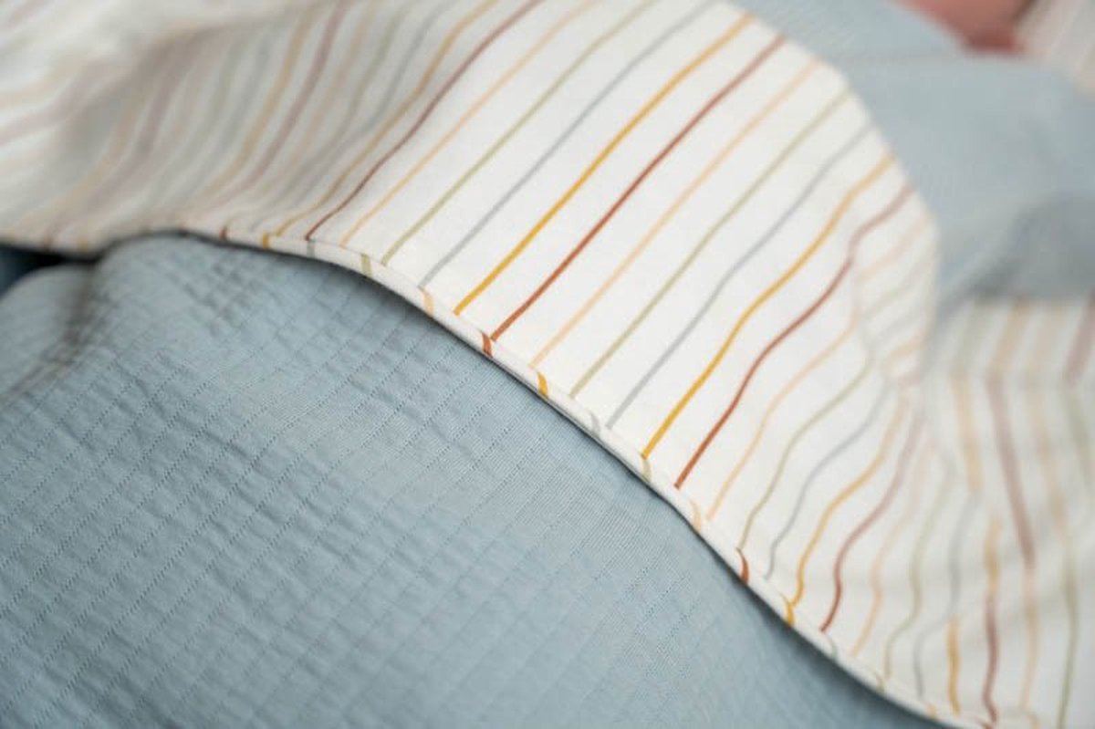 LITTLE DUTCH LIGHT BLANKET SOFT BLUE 110*140cm - Image 3