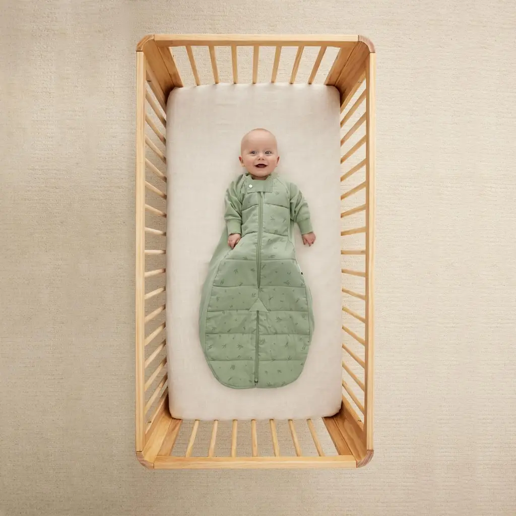ERGOPOUCH 2-in-1 organic cotton sleeping bag and jumpsuit Suit Willow 8-24 m, 8-14 kg, 2.5 tog - Image 3