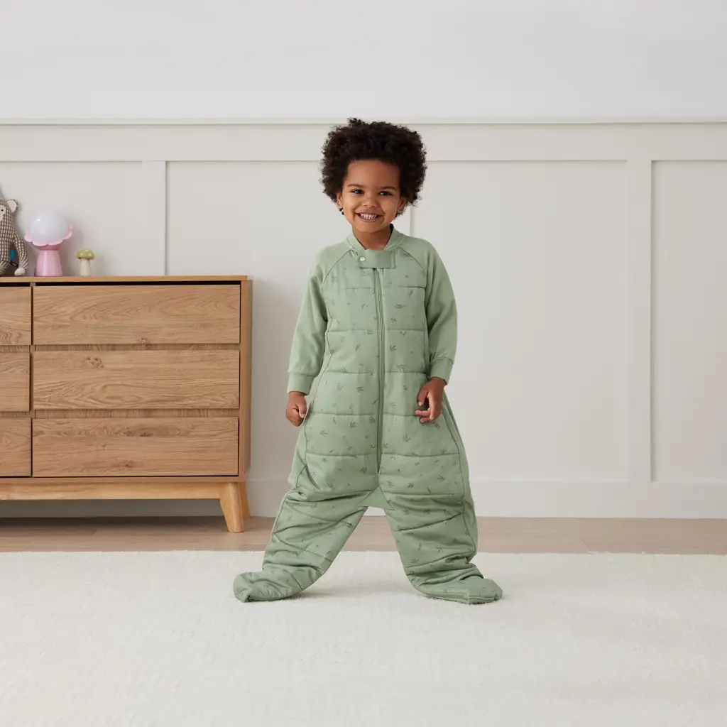 ERGOPOUCH 2-in-1 organic cotton sleeping bag and jumpsuit Suit Willow 8-24 m, 8-14 kg, 2.5 tog - Image 4