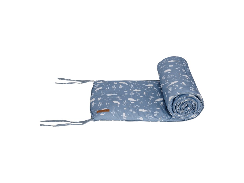 LITTLE DUTCH COT BUMPER OCEAN BLUE