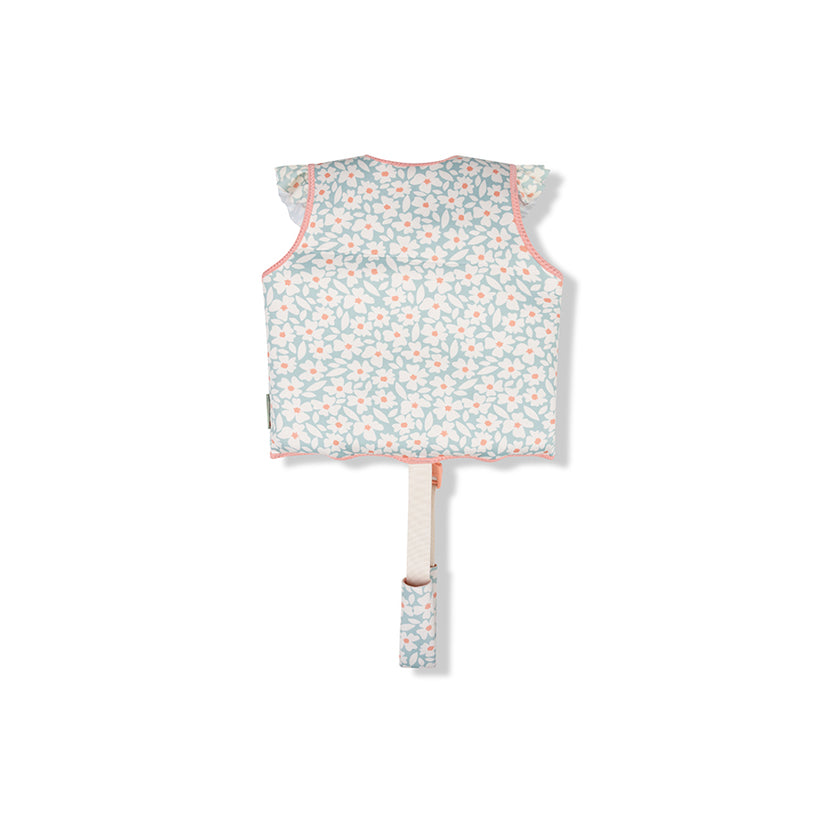Swim Essentials-Swimming Vest 3-6 yrs Green Flowers - Image 3