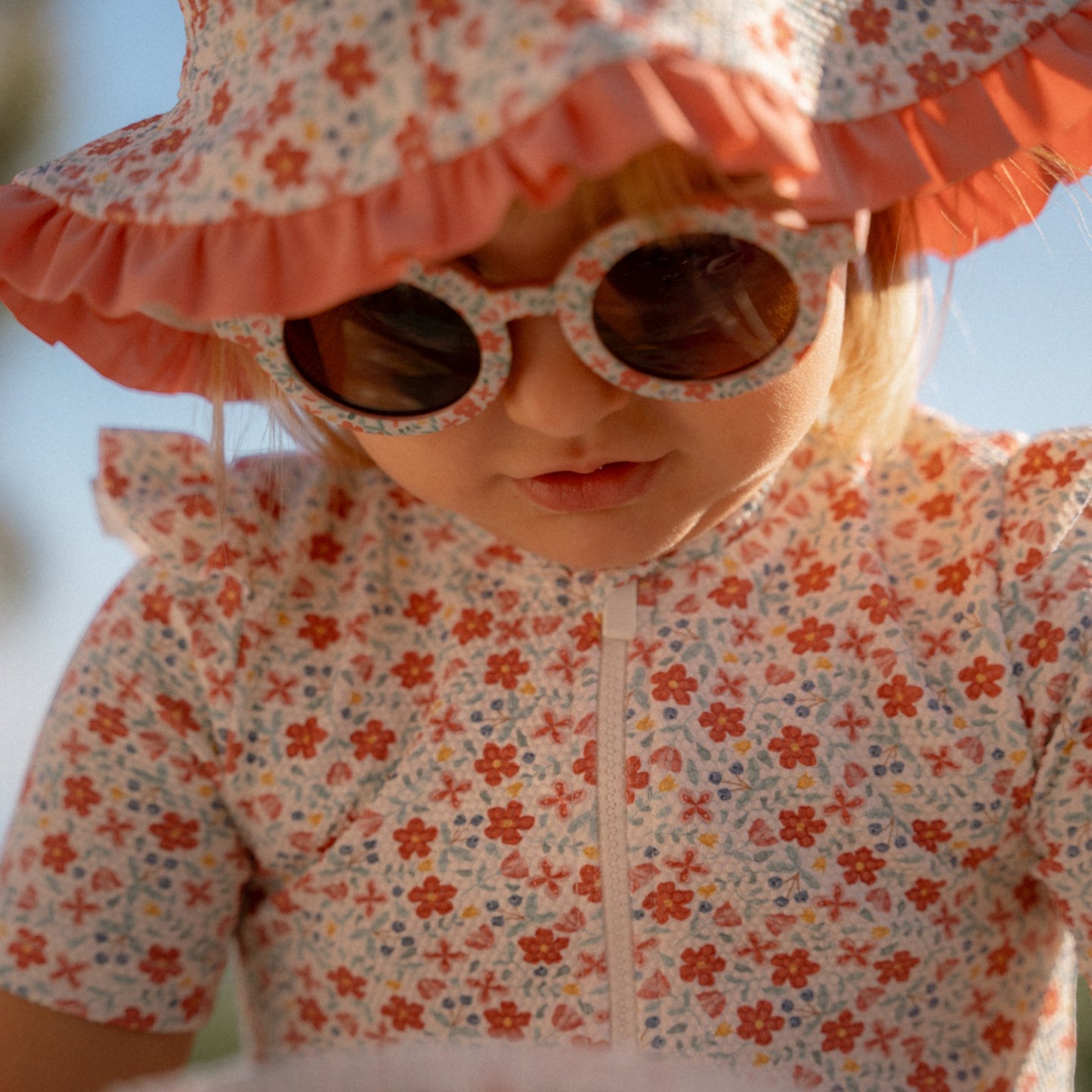 LITTLE DUTCH sunglasses round Flowers - Image 4