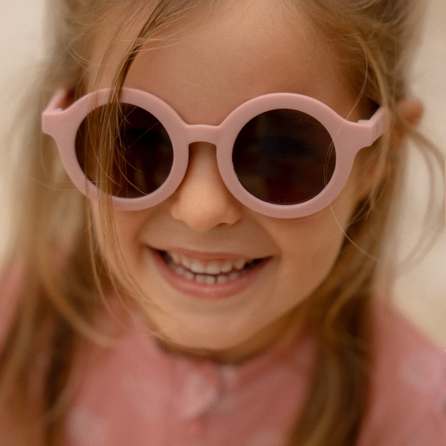 LITTLE DUTCH Sunglasses roung Light Pink - Image 5