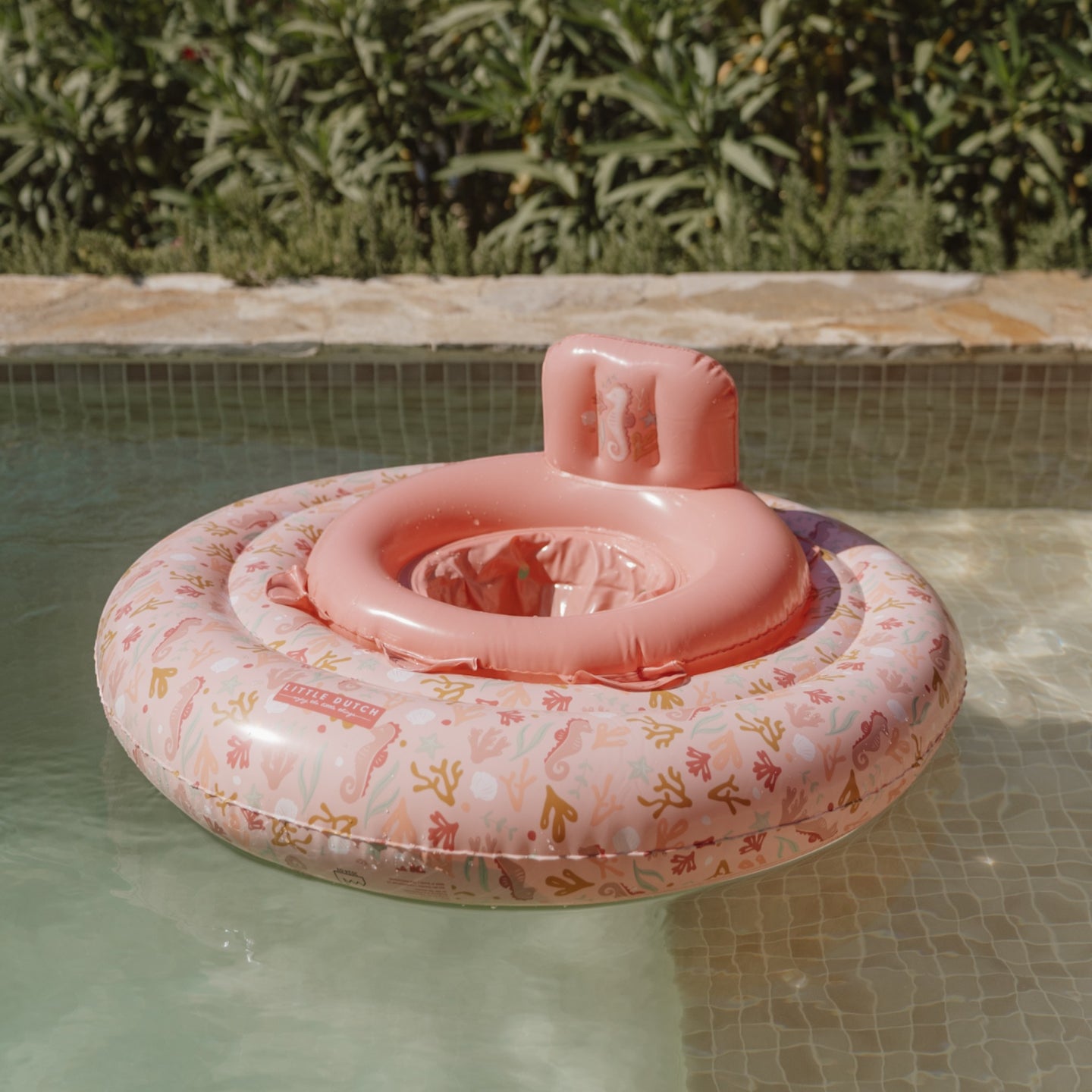 LITTLE DUTCH. Baby Float Ocean Dreams Pink - Image 4