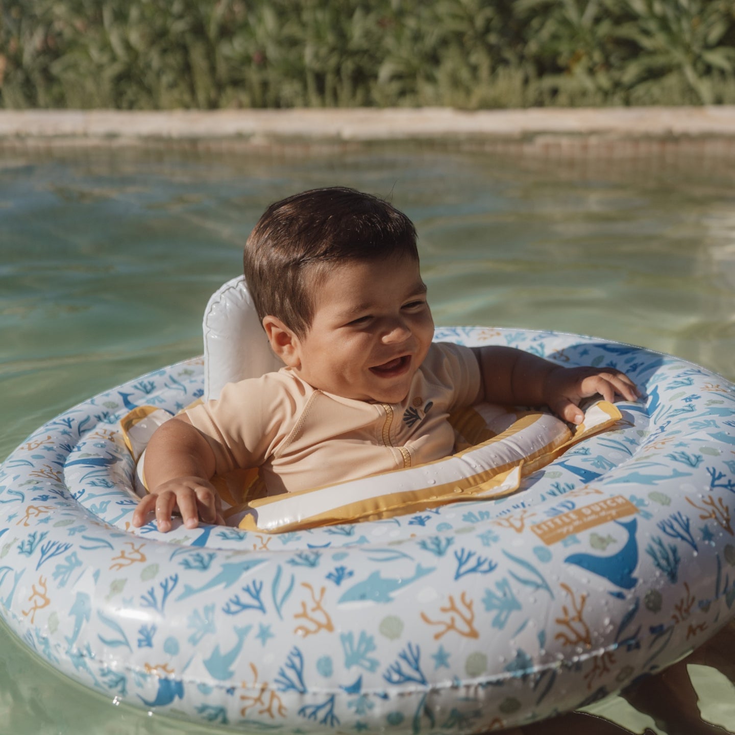 LITTLE DUTCH. Baby Float Ocean Dreams Blue - Image 2